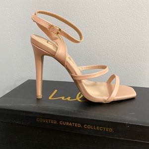 Nude Strappy Heel
